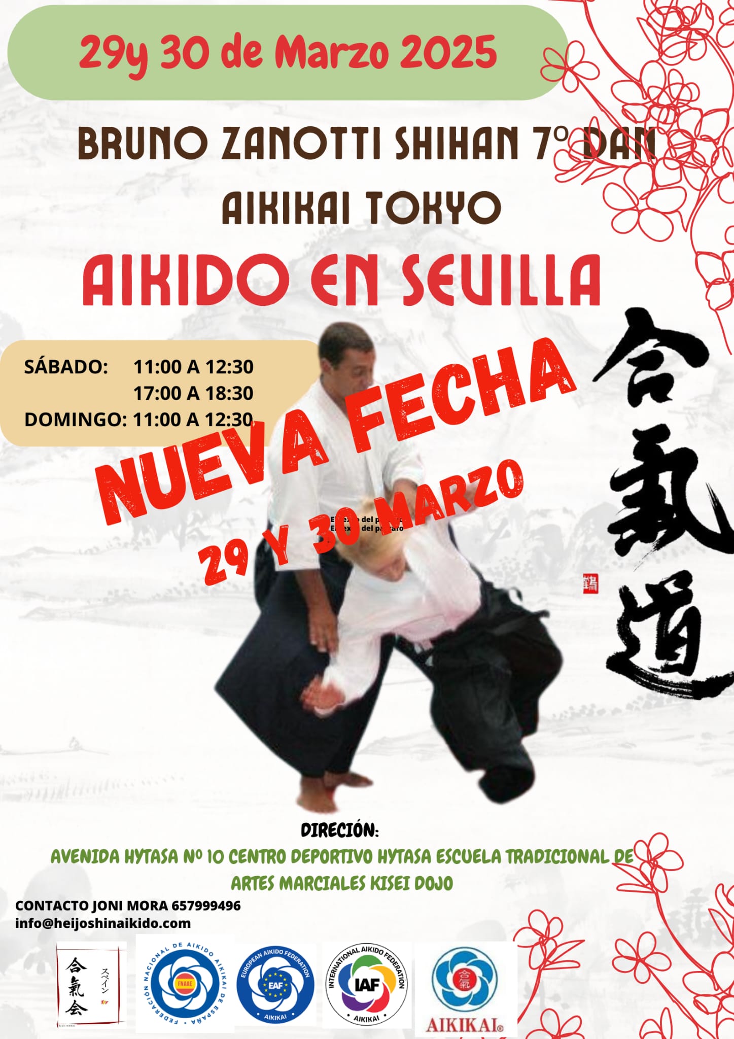 Curso de Aikido en Sevilla 29 y 30 Marzo 2025